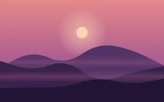 Violet Afterglow II — colourful red and purple sunset background, variation II