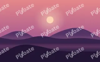 Violet Afterglow III — colourful red and purple sunset background, variation III