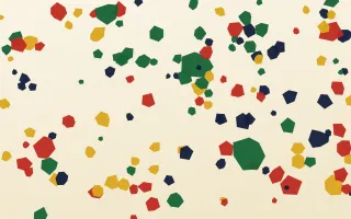 Accra Festival Floor II — light gold, green and beige terrazzo background, variation II