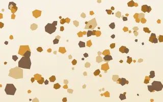 Amber Fleck Terrazzo II — light orange, brown and white terrazzo background, variation II
