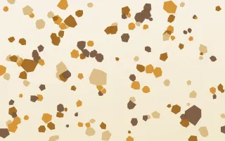 Amber Fleck Terrazzo III — light orange, brown and white terrazzo background, variation III