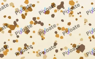 Amber Fleck Terrazzo III — light orange, brown and white terrazzo background, variation III