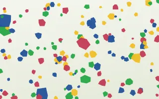 Bahia Brights — light blue, gold and white terrazzo background
