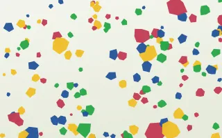 Bahia Brights II — light blue, gold and white terrazzo background, variation II