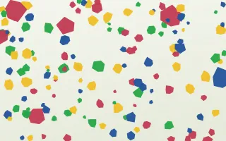 Bahia Brights III — light blue, gold and white terrazzo background, variation III