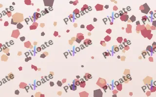 Blush Rose Terrazzo III — light red and white terrazzo background, variation III