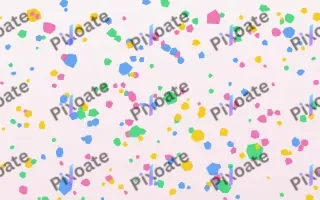 Candy Pop Terrazzo Fine II — light pink, blue and white terrazzo background, variation II