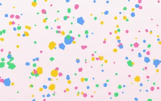 Candy Pop Terrazzo Fine III — light pink, blue and white terrazzo background, variation III