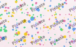 Candy Pop Terrazzo Fine III — light pink, blue and white terrazzo background, variation III