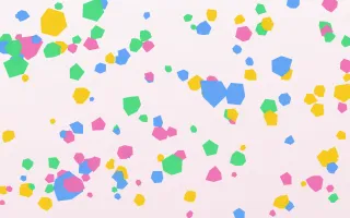 Candy Pop Terrazzo III — light pink, blue and white terrazzo background, variation III