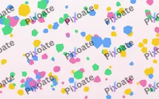 Candy Pop Terrazzo III — light pink, blue and white terrazzo background, variation III