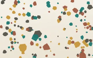 Casablanca Terrazzo — light teal, gold and white terrazzo background