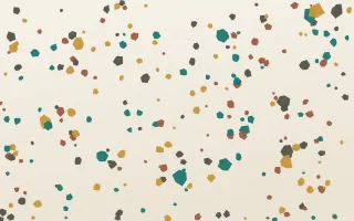 Casablanca Terrazzo Micro — light teal, gold and white terrazzo background