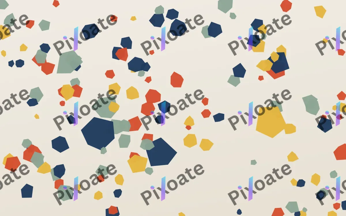 Classic Terrazzo — light red, blue and white terrazzo background