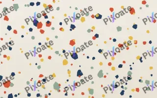 Classic Terrazzo Fine — light red, blue and white terrazzo background