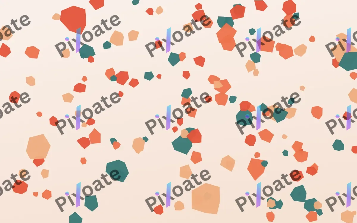 Coral Reef Terrazzo — light orange, red and white terrazzo background