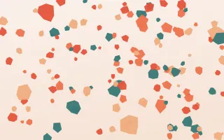 Coral Reef Terrazzo — light orange, red and white terrazzo background