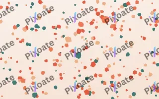 Coral Reef Terrazzo Fine — light orange, red and white terrazzo background