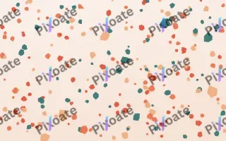 Coral Reef Terrazzo Fine II — light orange, red and white terrazzo background, variation II