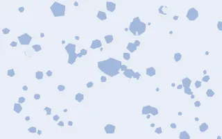Denim Bold Soft Fleck — light white and blue terrazzo background