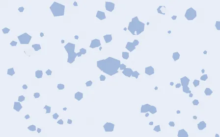 Denim Bold Soft Fleck — light white and blue terrazzo background