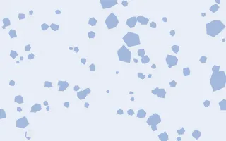 Denim Bold Soft Fleck II — light white and blue terrazzo background, variation II