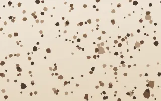 Espresso Cream Terrazzo Fine III — light brown, orange and beige terrazzo background, variation III