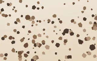 Espresso Cream Terrazzo III — light brown, orange and beige terrazzo background, variation III