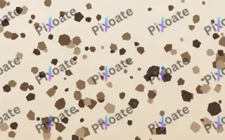 Espresso Cream Terrazzo III — light brown, orange and beige terrazzo background, variation III
