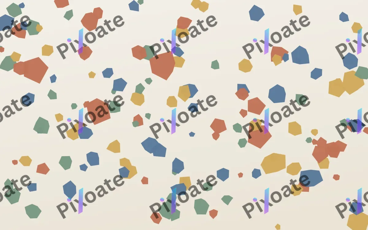 Fresco Terrazzo — light orange, blue and white terrazzo background