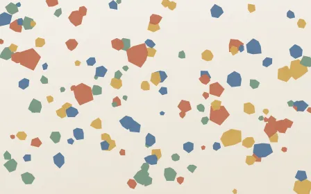 Fresco Terrazzo — light orange, blue and white terrazzo background