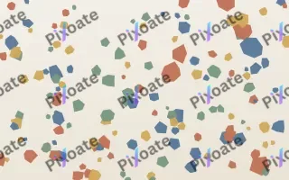 Fresco Terrazzo II — light orange, blue and white terrazzo background, variation II