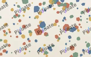 Fresco Terrazzo III — light orange, blue and white terrazzo background, variation III