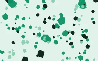 Jade Punch Pop Fleck II — colourful green and black terrazzo background, variation II