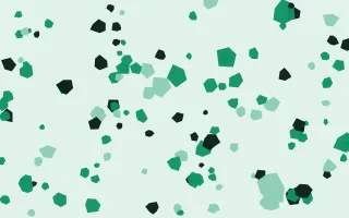 Jade Punch Pop Fleck III — colourful green and black terrazzo background, variation III