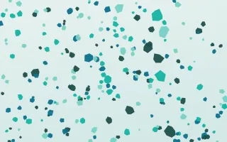 Lagoon Terrazzo Fine — light teal and white terrazzo background