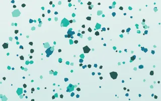 Lagoon Terrazzo Fine II — light teal and white terrazzo background, variation II