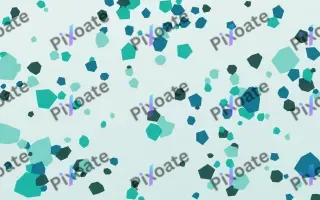 Lagoon Terrazzo II — light teal and white terrazzo background, variation II