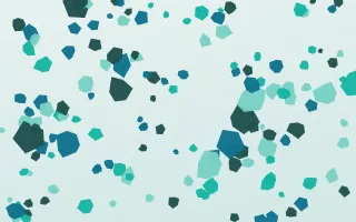 Lagoon Terrazzo III — light teal and white terrazzo background, variation III