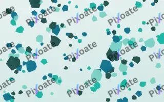 Lagoon Terrazzo III — light teal and white terrazzo background, variation III