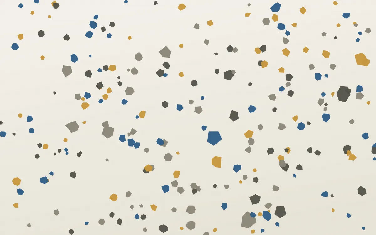 Lisbon Calçada Micro — light blue, yellow and white terrazzo background