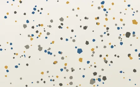 Lisbon Calçada Micro — light blue, yellow and white terrazzo background