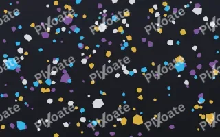 Midnight Terrazzo Fine — dark gold, blue and grey terrazzo background