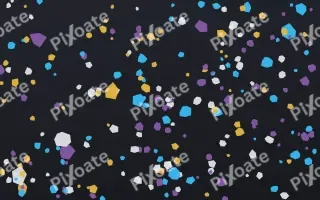Midnight Terrazzo Fine II — dark gold, blue and grey terrazzo background, variation II