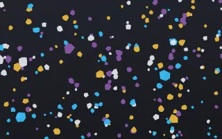 Midnight Terrazzo Fine III — dark gold, blue and grey terrazzo background, variation III
