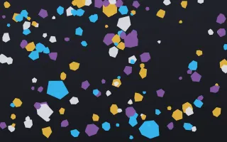 Midnight Terrazzo II — dark gold, blue and grey terrazzo background, variation II