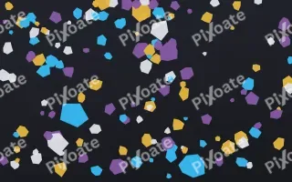 Midnight Terrazzo II — dark gold, blue and grey terrazzo background, variation II