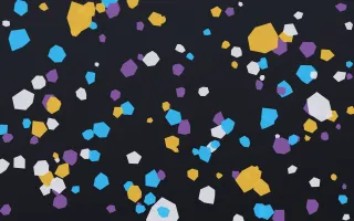 Midnight Terrazzo III — dark gold, blue and grey terrazzo background, variation III