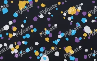 Midnight Terrazzo III — dark gold, blue and grey terrazzo background, variation III