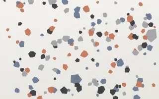 Milano Moderno III — light grey and white terrazzo background, variation III